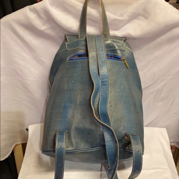 Moroccan Journey Leather Backpack - Picture 4 of 13